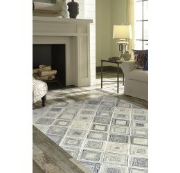 Sterling Gray Handmade Modern Carpet