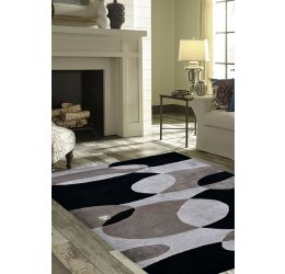 Faded Bulbs Modern Area Rug