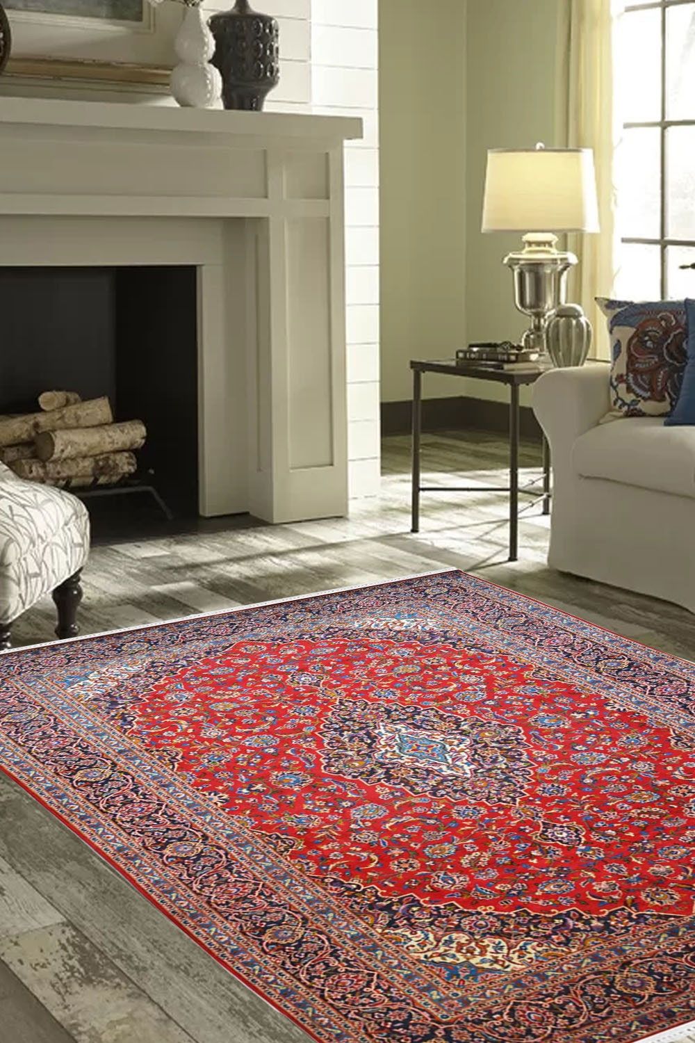 Rugs and beyond prasenting the Moti Chandelier Handknotted Persian Rug