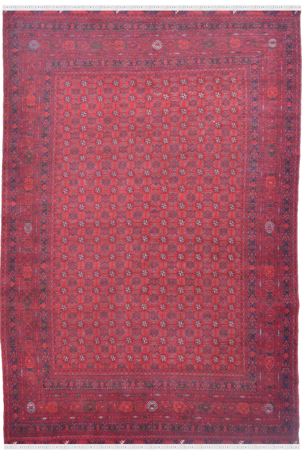 Buy Maroon Color 6x9ft Bukhara Mori Rug Online at YAK Carpet