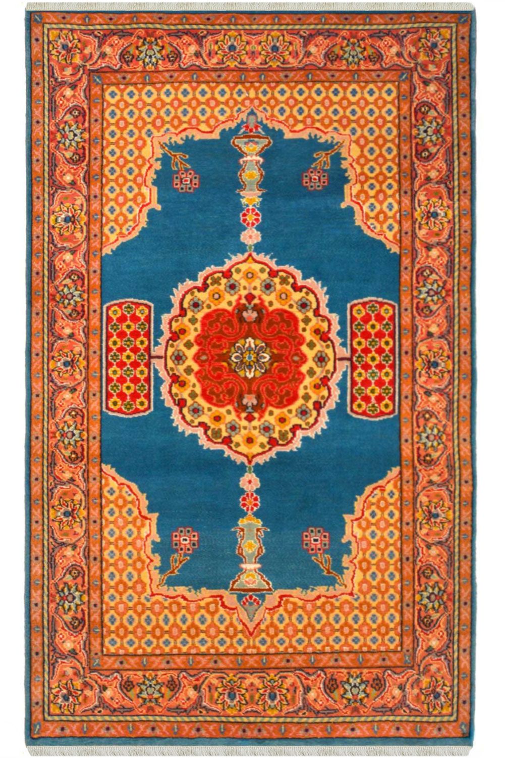 Shop Area Rug Online and 2'.10 x 4'.11 Turkish Jaali Kirman Rug Wool