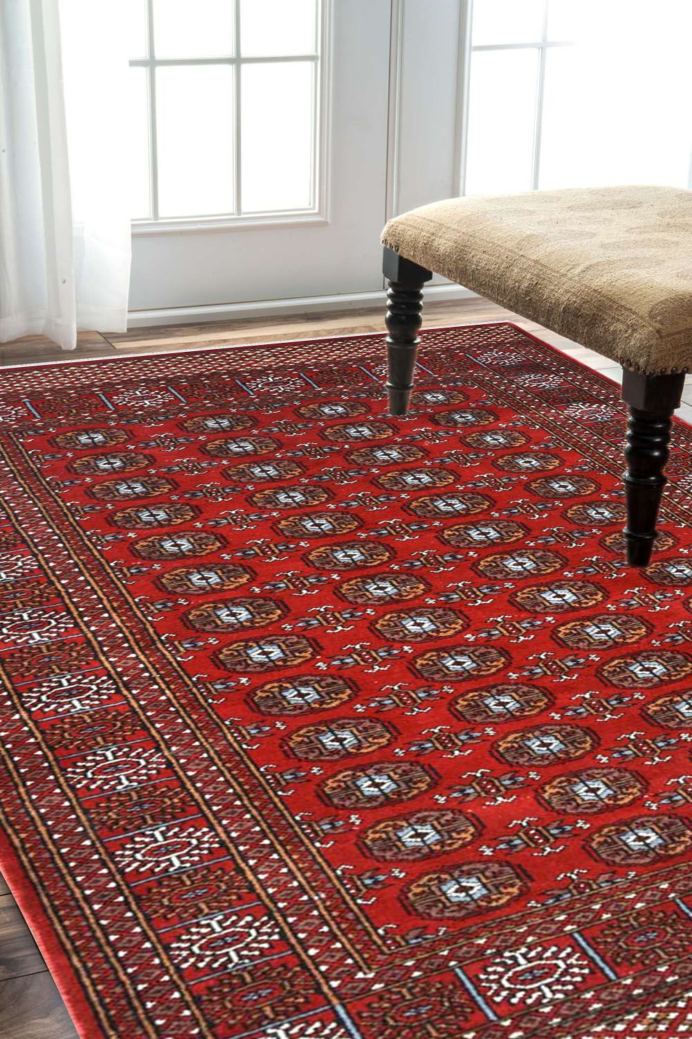 4 X 6 Indian Bukhara Rug Afghan Rugs And Carpet At Beyond