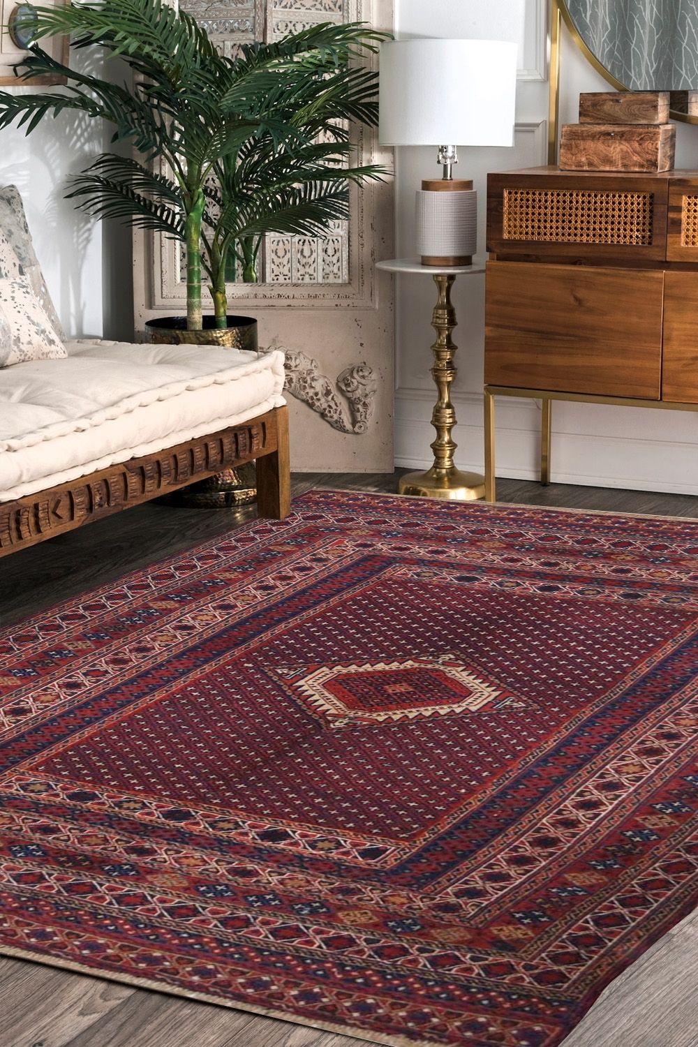 Eye catching Nomadic Kilim Rug Best wool kilim rugs online