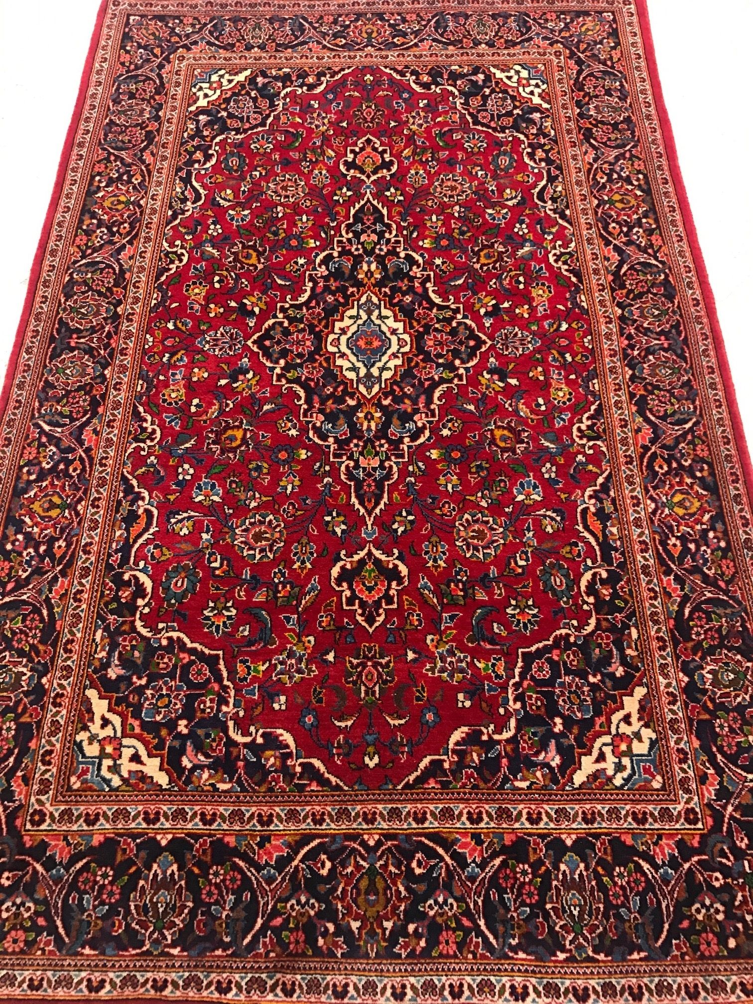 ongezond optellen logica 4'.6 x 7.3 ft Rouge Vintage carpet | Afghan Woolen | Rugsandbeyond