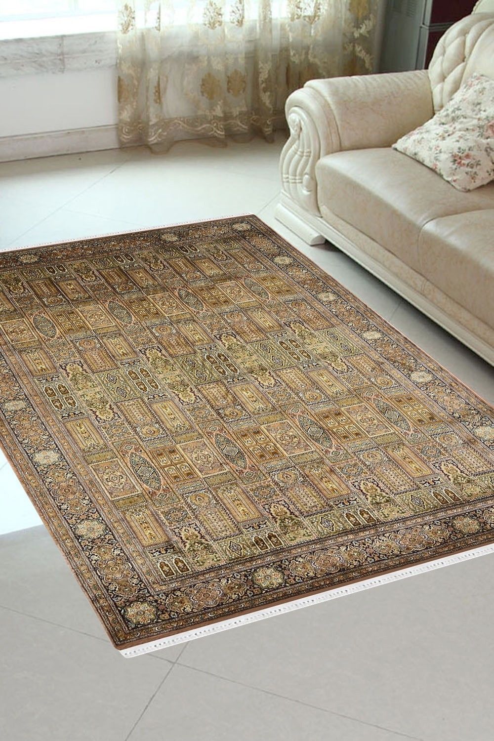 Qum Silk rug traditional | Kashmir Silk Rug | Rugs and Beyond