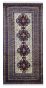 Quatro Fleur Afghan Handknotted Runner