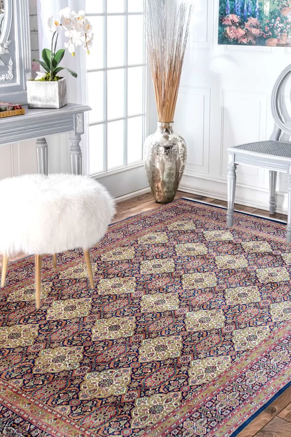 Ivory afshar Pure wool Rugs and carpet with best color combination