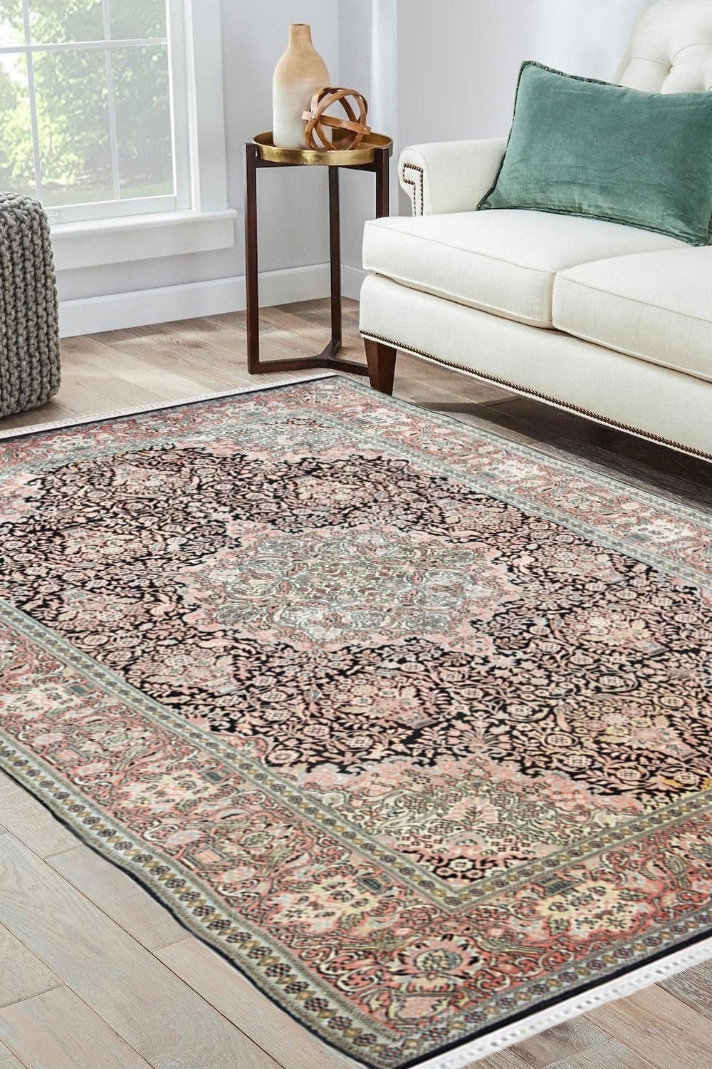 Large Synthetic Silk Rug Kashmir Silk Rug Rugs and Beyond