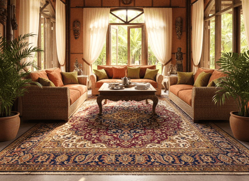 How to Style Your Home with Rugs on a Budget