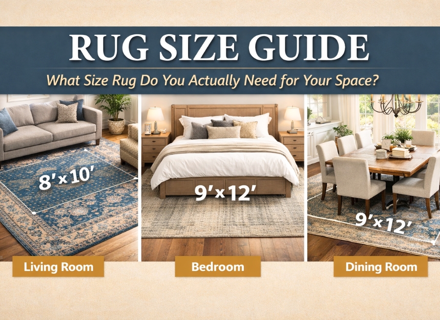 Rug Size Guide: What Size Rug Do You Actually Need for Your Space?