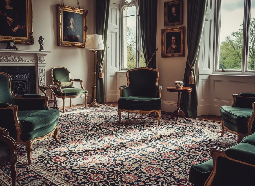 Popular Designs of Kashmir Pure Silk Carpets