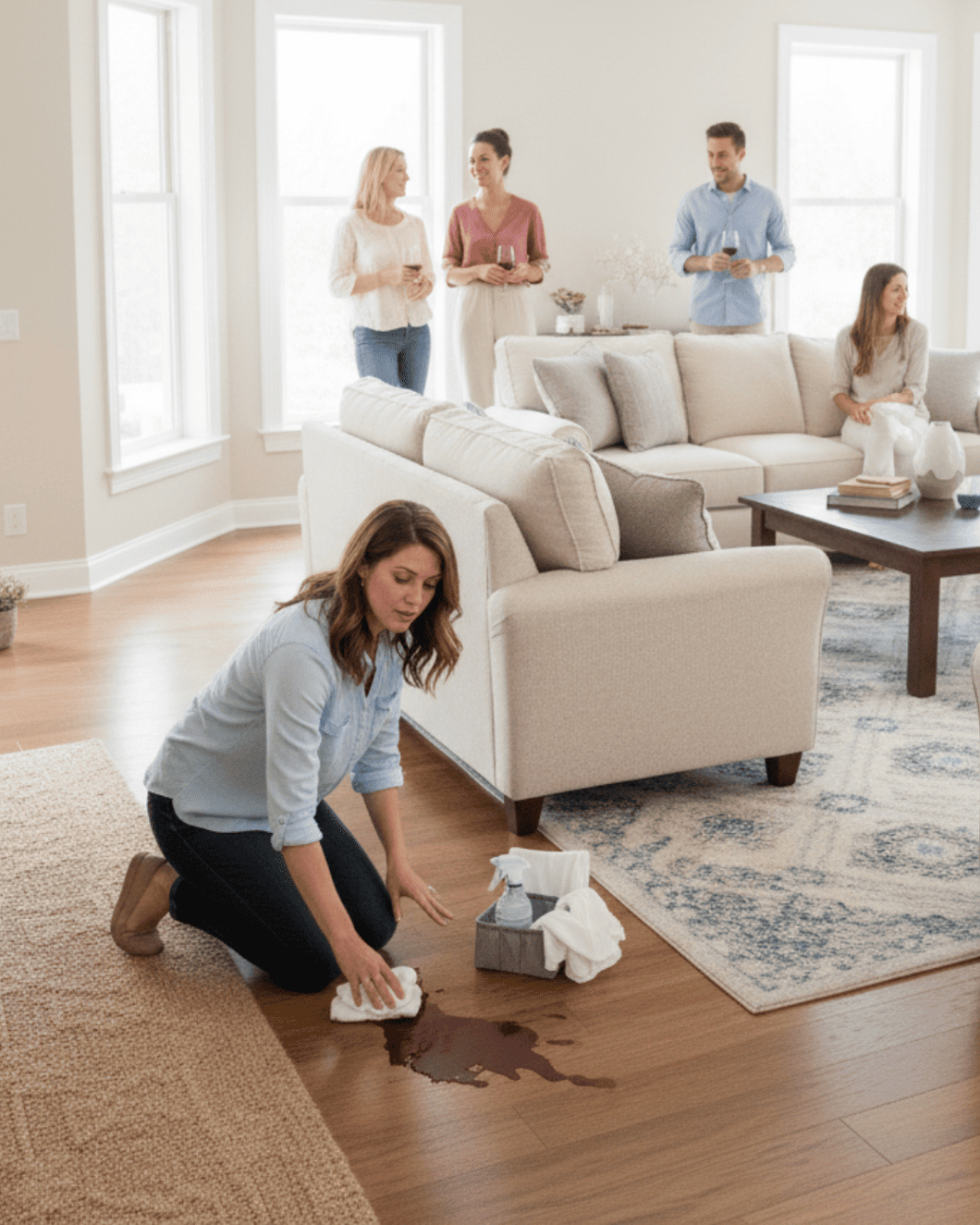 Clean Spills Immediately