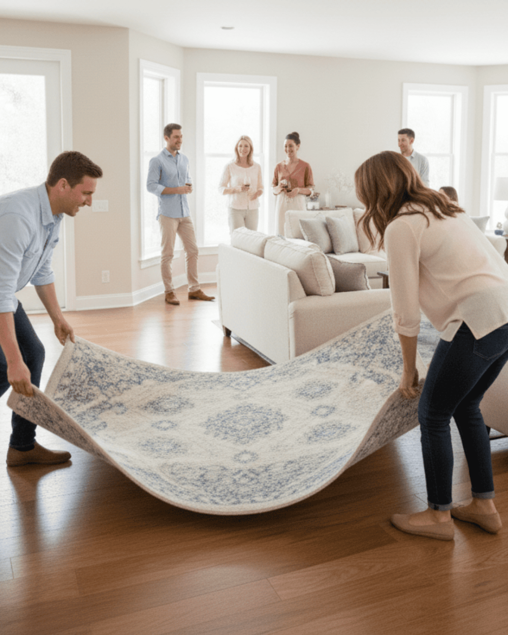 Rotate Rugs for Even Wear