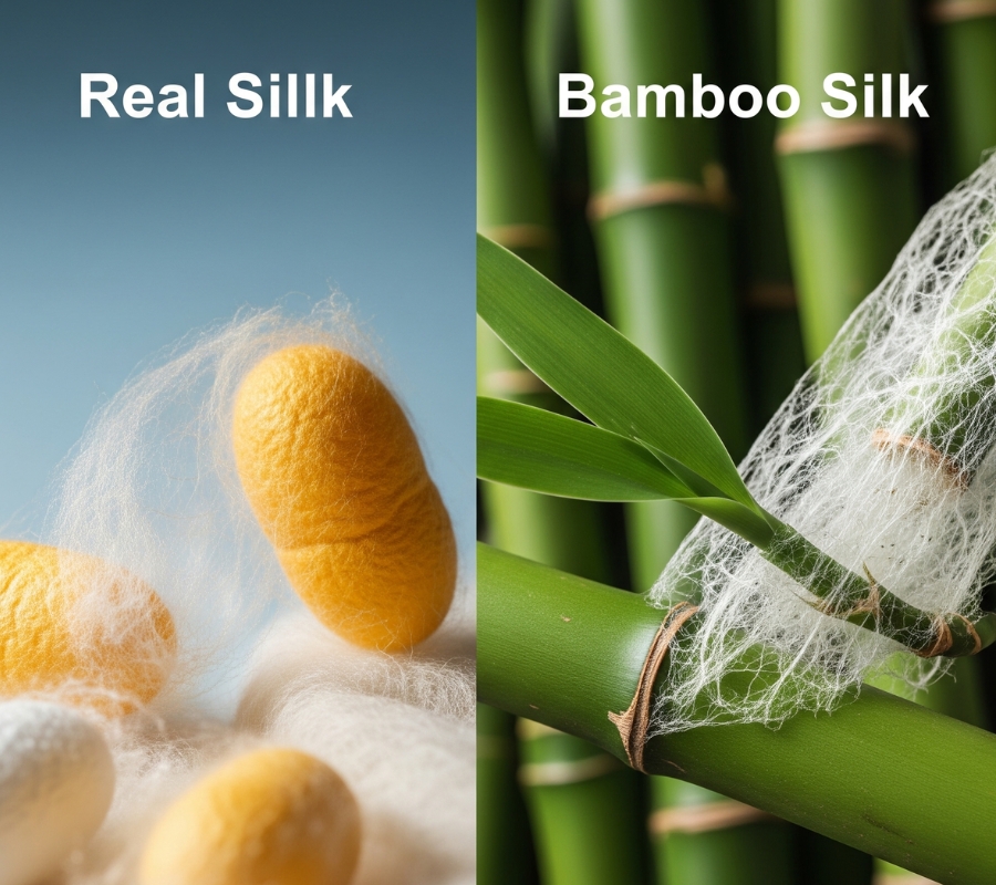 Bamboo Silk vs. Real Silk