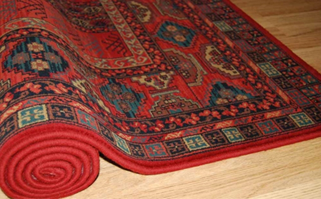 Machine made rug