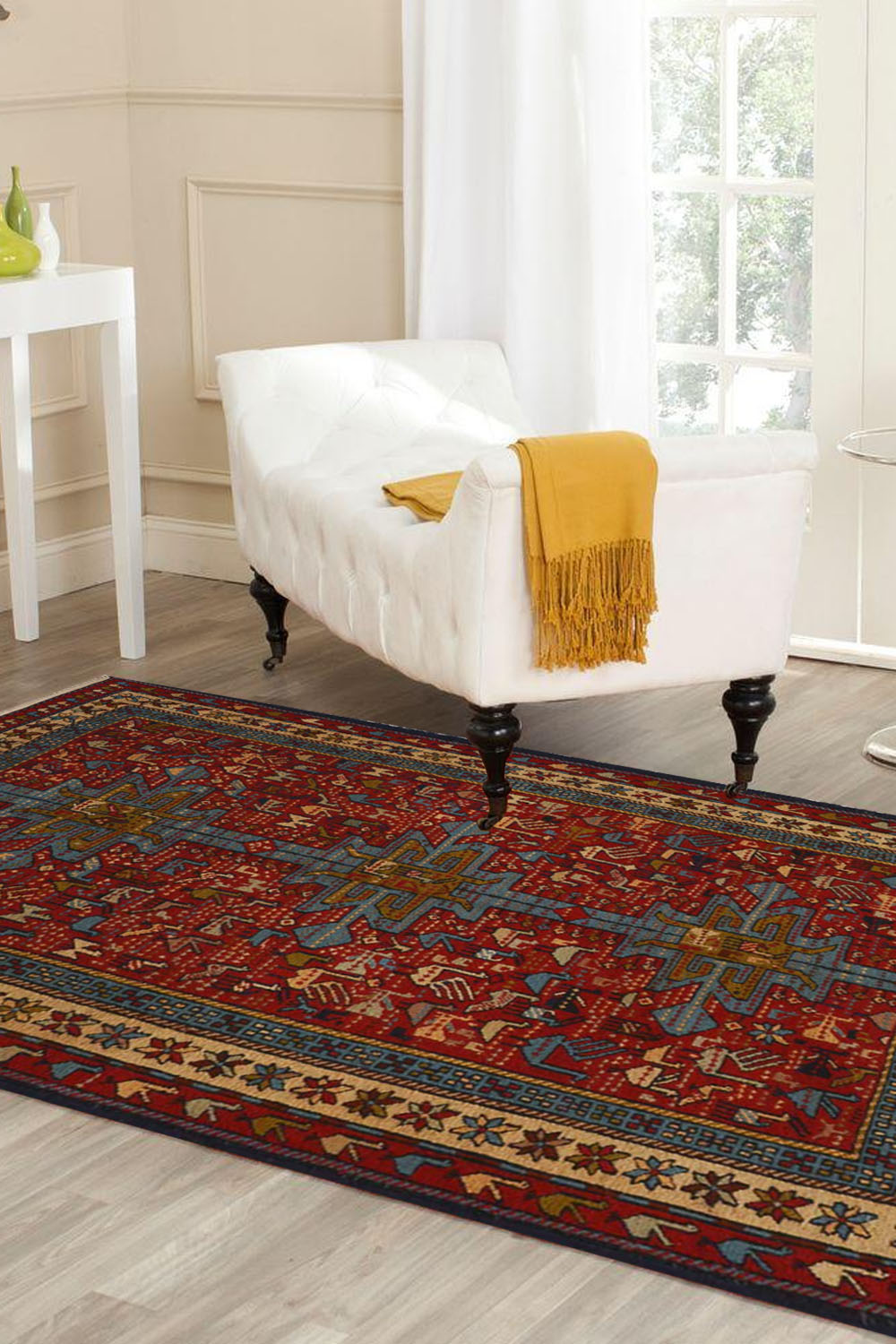 Rouge Moroccan Kilim Rug